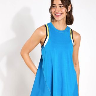 Lilybod Women's Kendall Modal Rich Relaxed Vest Top - Bright Blue, Bright Blue,Dark Blue,Pink,Dark Khaki