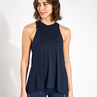 Lilybod Women's Kendall Modal Rich Relaxed Vest Top - Dark Blue, Dark Blue,Dark Khaki,Bright Blue,Pink