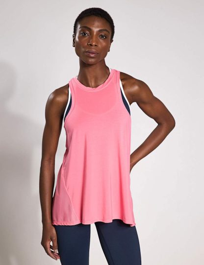Lilybod Women's Kendall Modal Rich Relaxed Vest Top - Pink, Bright Blue,Dark Blue,Pink,Dark Khaki